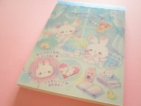 Kawaii Cute V Large Memo Pad Q-LiA *Oyasumi Bunny (00193)