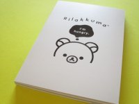 Kawaii Cute Large Memo Pad Basic Rilakkuma San-x *Monochrome (MH31501)