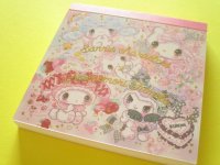 Kawaii Cute Medium Memo Pad Sanrio Characters × 飴ノ森ふみか Amenomori Fumika Clothes Pin *Dream Mix (MM-84178) 