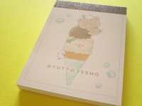 Kawaii Cute Mini Memo Pad Gyutto Issho Crux *Ice cream (139826)