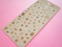 Kawaii Cute ぷちころ Stickers Sheet Gaia *Brown (468218)