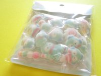 Kawaii Cute Cotton Puffy Sticker Flakes Sack Sanrio *Hangyodon (139412)