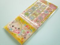 Kawaii Cute Ohajiki Disc Stickers Sheet Q-LiA * みるみるちゃん  (04383）