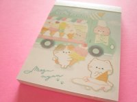 Kawaii Cute Mini Memo Pad Mogu♡nyan Kamio Japan *Ice cream shop (232605)