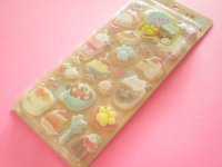 Kawaii Cute ぷちふにLife Puffy Stickers Sheet Q-LiA *ゆるかふぇびより  (01296）