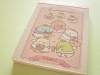 Kawaii Cute Mini Memo Pad Sumikkogurashi San-x *てんしとあくまなしっぽず (MH32701-3)