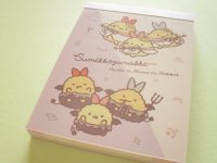 Kawaii Cute Mini Memo Pad Sumikkogurashi San-x *てんしとあくまなしっぽず (MH32701-1)