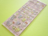 Kawaii Cute Pokémon Peacefull Place Stickers Sheet Showa-note *Purple (250216-2)