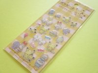 Kawaii Cute Pokémon Peacefull Place Stickers Sheet Showa-note *Yellow (250216-1)