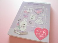 Kawaii Cute Large Memo Pad Q-LiA *Rabbit Girl’s Corazǒn (64211)