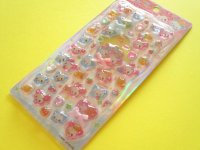 Kawaii Cute Ribbon Jewel Petit Drop Stickers Sheet KAMIO JAPAN *HAPPY MARCH (231741)
