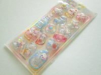 Kawaii Cute ぷくぷくシャボン Stickers Sheet KAMIO JAPAN *あわわちゃん (233158)