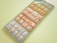 Kawaii Cuteしろたん Sirotan Puffy Stickers Sheet MARUSHO *Blue-green (260369-1)