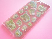 Kawaii Cute Air-in Mascot Stickers Sheet Rilakkuma San-x *I Love Rilakkuma (SE76107)