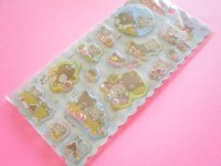 Kawaii Cute Air-in Mascot Stickers Sheet Rilakkuma San-x *Goodnight (SE76102)