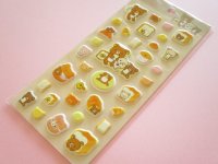 Kawaii Cute やきたて Funi Funi Stickers Sheet San-x *Rilakkuma (SE76201)