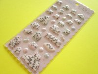 Kawaii Cute ぷくっとオーロラ Puffy Stickers Sheet San-x *Tarepanda (SE76809)