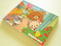 Kawaii Cute Large Memo Pad Rilakkuma San-x *リラックマとアワワネコ (MH32901)