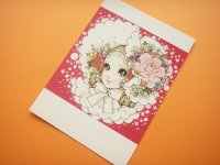 Macoto Japanese Retro Illustration Postcard Cute Girls *03