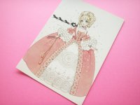 Macoto Japanese Retro Illustration Postcard Cute Girls *24