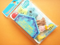 Kawaii Cute Food Picks Bento Accessories Animals Cupcake Toppers Set D
