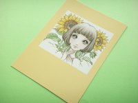 Macoto Japanese Retro Illustration Postcard Cute Girls *13