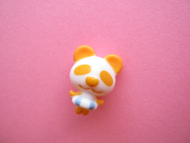 Photo1: Cute Panda Tiny Figure Toy Collection *Orange
