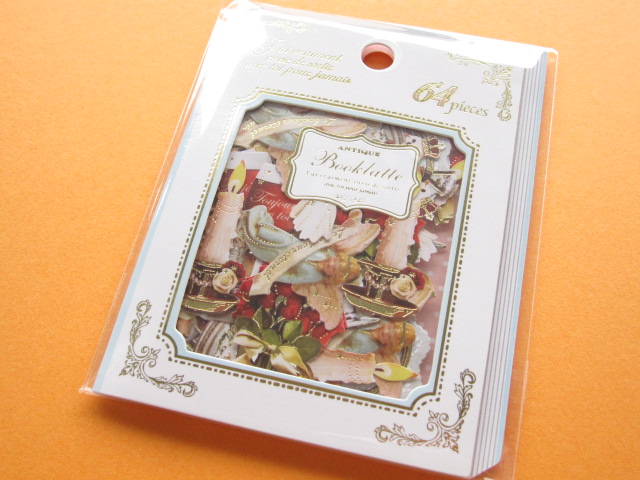 Photo1: Classic Sticker Flakes Sack Antique Booklatte Q-LiA *Wedding (81474)