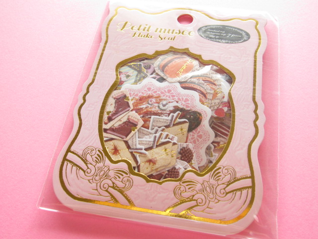 Photo1: Petit Musee Sticker Flakes Sack Stead Fast *Sweets (7978)
