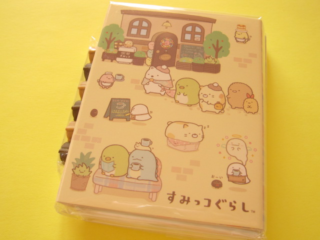 Photo1: Kawaii Cute Mini Memo Pad Set San-x *Sumikkogurashi  喫茶すみっコ (MW07401)