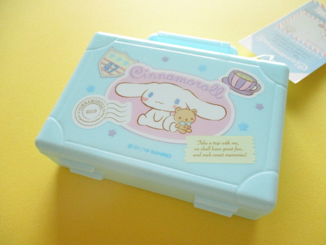 Photo1: Kawaii Cute Trunk Case Mini Memo Pad Set Sanrio Original *Cinnamoroll (45702-7)