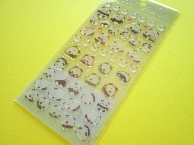 Photo1: Kawaii Cute Colorful Clear Sticker Sheet San-x *Hamipa (SE39010)