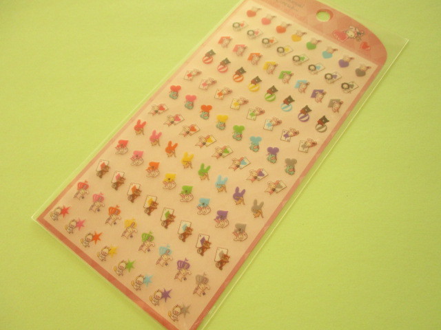 Photo1: Kawaii Cute Mini Mini Stickers Sheet San-x *Sentimental Circus (SE48407)