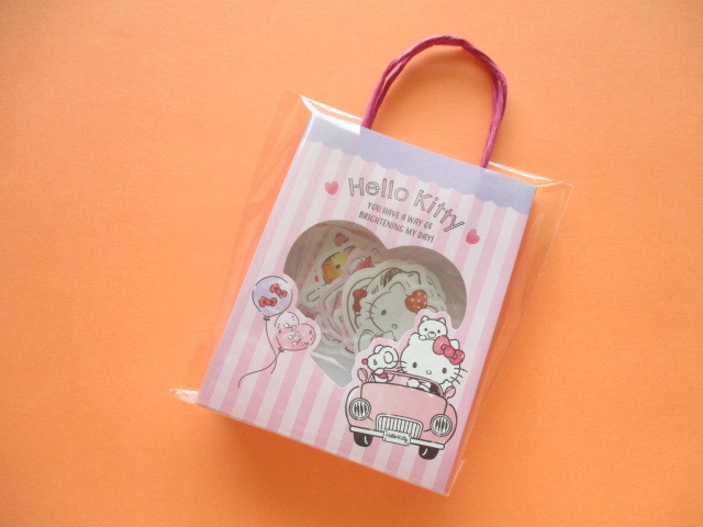 Photo1: Kawaii Cute  Mini Paper Bagged Sticker Flakes Sack Sanrio original *Hello Kitty (94999-0)