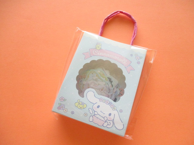 Photo1: Kawaii Cute  Mini Paper Bagged Sticker Flakes Sack Sanrio original *Cinnamoroll (95023-8)