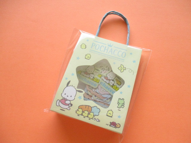 Photo1: Kawaii Cute  Mini Paper Bagged Sticker Flakes Sack Sanrio original *Pochacco (95031-9)