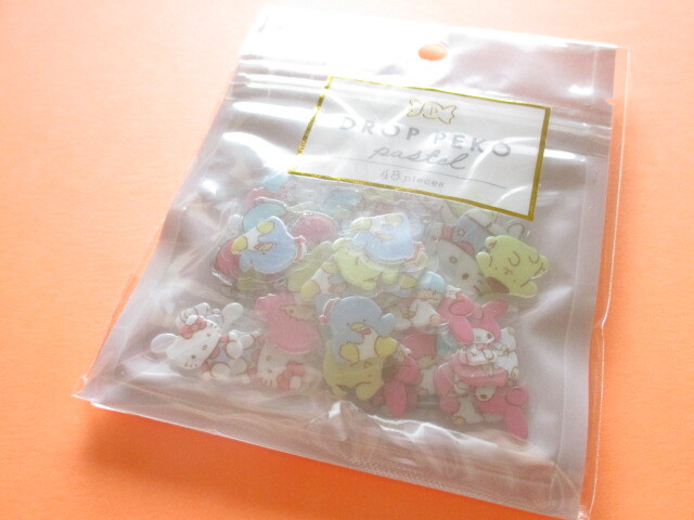 Photo1: Kawaii Cute Drop Peko Sticker Flakes Sack Sanrio *Sanrio Characters (102089)