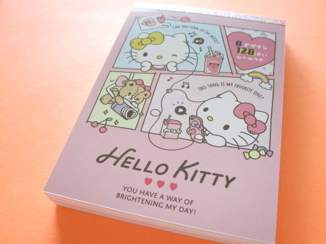 Photo1: Kawaii Cute Large Memo Pad Sanrio Original *Hello Kitty (07680-5) 