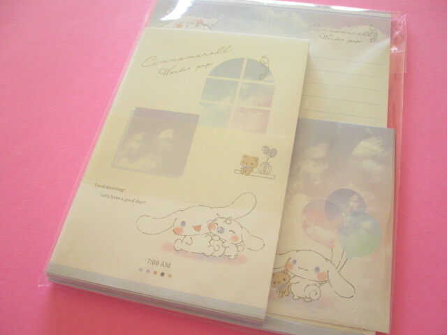 Photo1: Kawaii Cute Sanrio Letter Set Cinnamoroll Sanrio *Sky (301032)