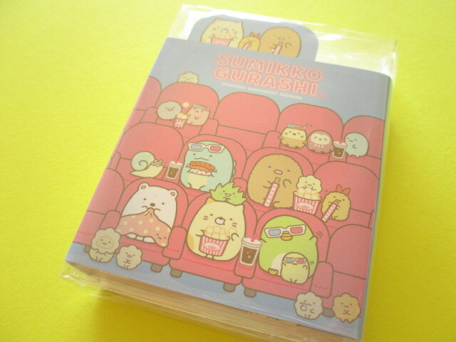 Photo1: Kawaii Cute Patapata Mini Memo Pad Set Sumikkogurashi San-x *Movie Theatre (MH07702)