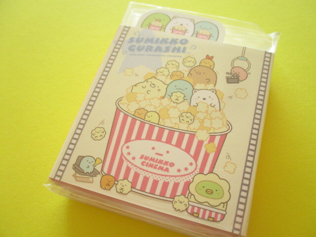 Photo1: Kawaii Cute Patapata Mini Memo Pad Set Sumikkogurashi San-x *Movie Theatre (MH07701)