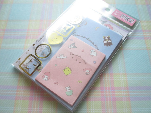 Photo1: Kawaii Cute Mini Mini Letter Set Sanrio *Sanrio Characters (105715)
