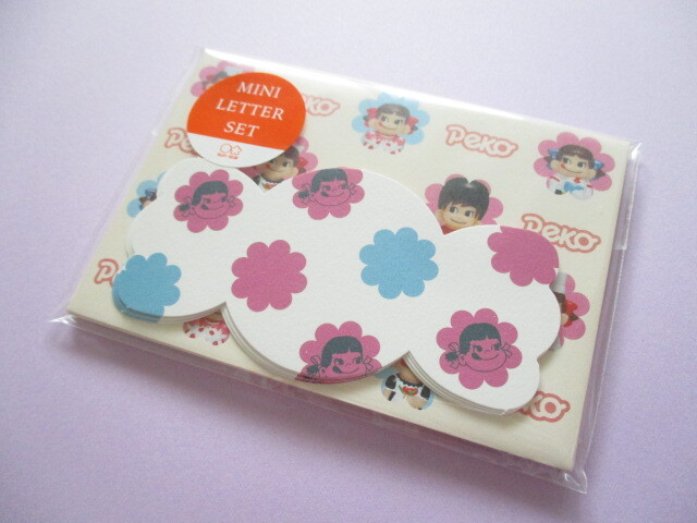 Photo1: Kawaii Cute Mini Letter Set Peko Chan Fujiya *Candy (S2088878)