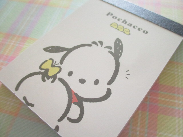 Photo1: Kawaii Cute Mini Memo Pad Pochacco Sanrio ＊おしり (106473) 