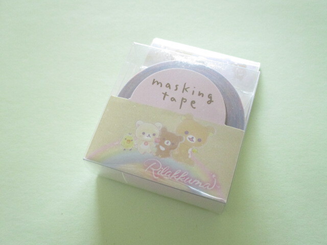 Photo1: Kawaii Cute Mini Masking Tape/Deco Tape Sticker San-x *Rilakkuma (SE53102)