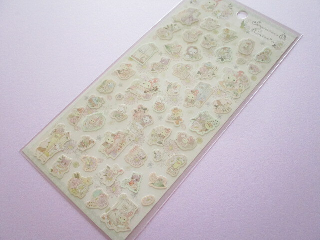 Photo1: Kawaii Cute Stickers Sheet Sentimental Circus San-x *Bouquet from the hotel at dusk(SE53002)