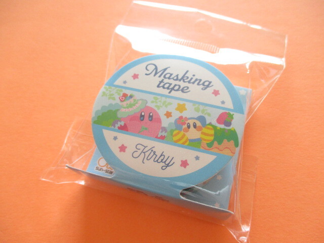 Photo1: Kawaii Cute Mini Masking Tape/Deco Tape Sticker Kirby sun-star *Horaguchi Kayo (S8583668)