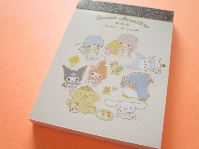 Photo1: Kawaii Cute Mini Memo Pad  Sanrio Characters Sanrio *おうち時間 (301329) 