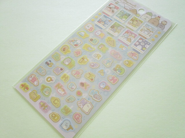 Photo1: Kawaii Cute Stickers Sheet Sumikkogurashi San-x *We all get together (SE53802)