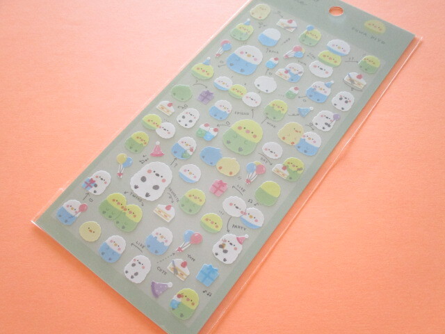Photo1: Kawaii Cute Fuwatto Time Stickers Sheet Crux *Fuwapiyo (109236)